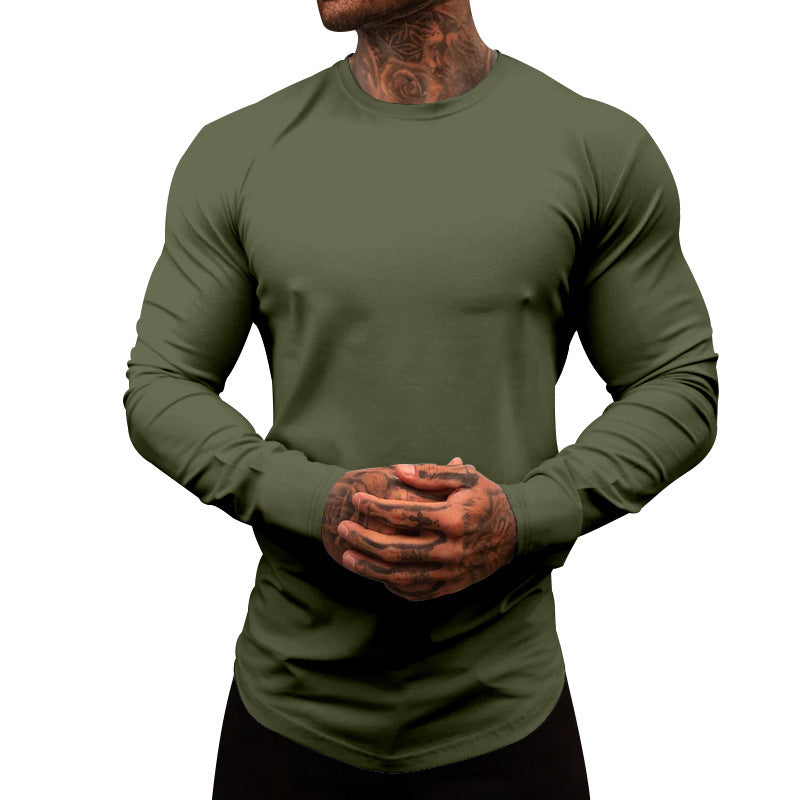 Men's Slim Fit Long Sleeve T Shirt